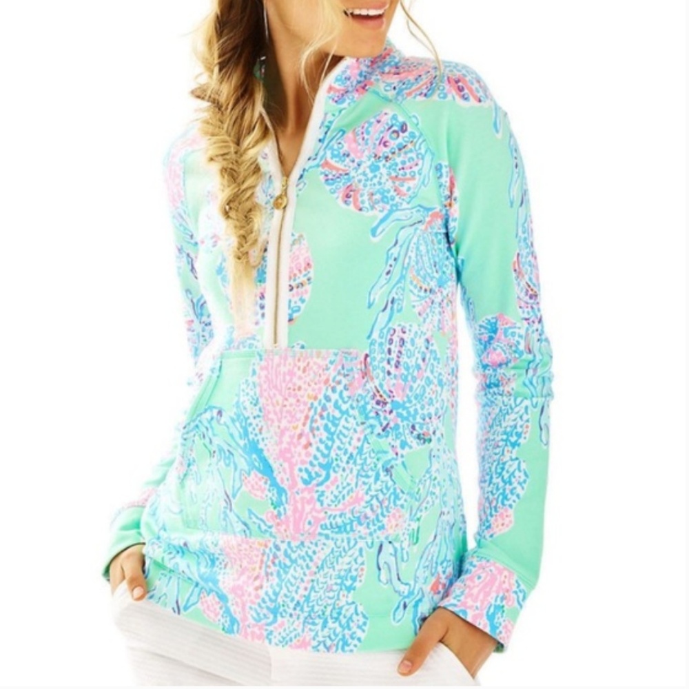 Lilly Pulitzer Minty Fresh Fansea Skipper Popover